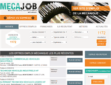 Tablet Screenshot of mecajob.fr